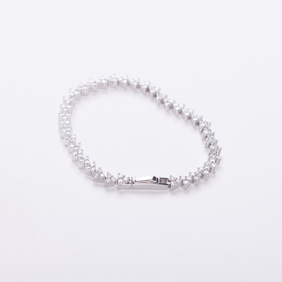 Classic Crystal Stone Bar Bracelet