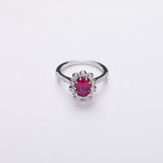 Pink Cubic Zirconia Cocktail Ring