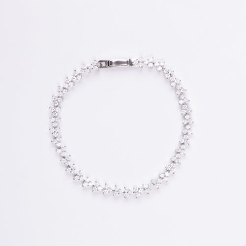 Classic Crystal Stone Bar Bracelet